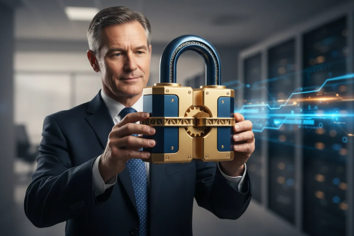 Illustration representing building a lasting security foundation