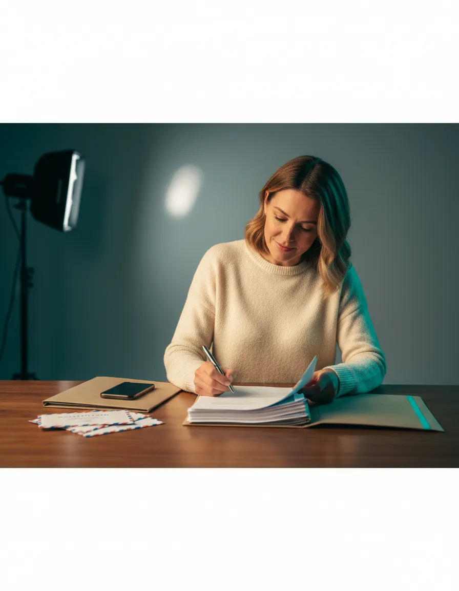 A representation of managing real estate paperwork and moving forward on your own terms
