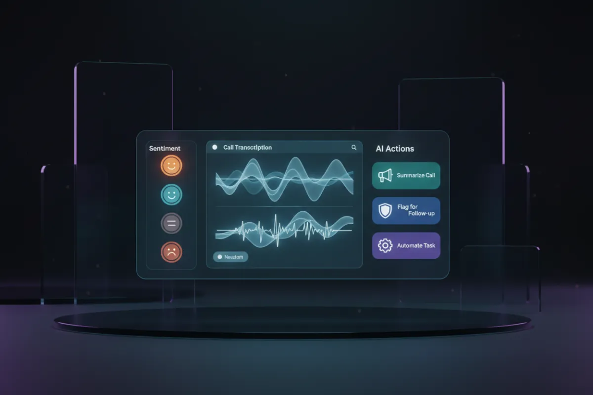 Voice AI System Dashboard Preview