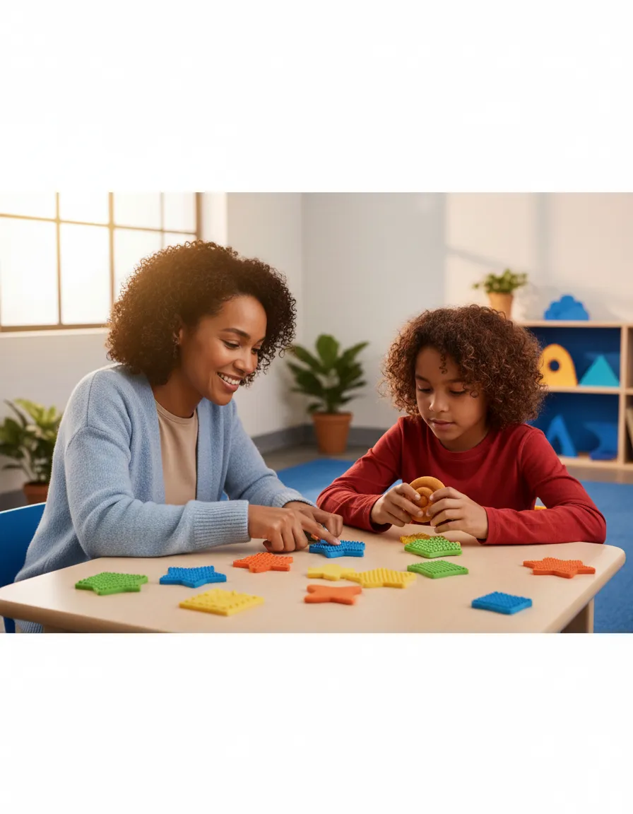 Teacher providing structured one-on-one dyslexia support to a student