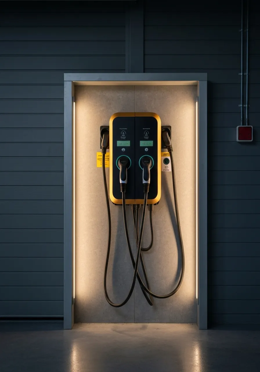 High-capacity EV charging station installation at a Strathfield estate