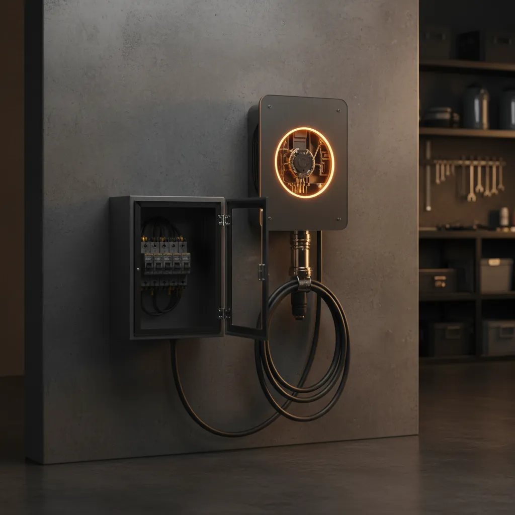 High-Capacity Residential EV Charger Installation