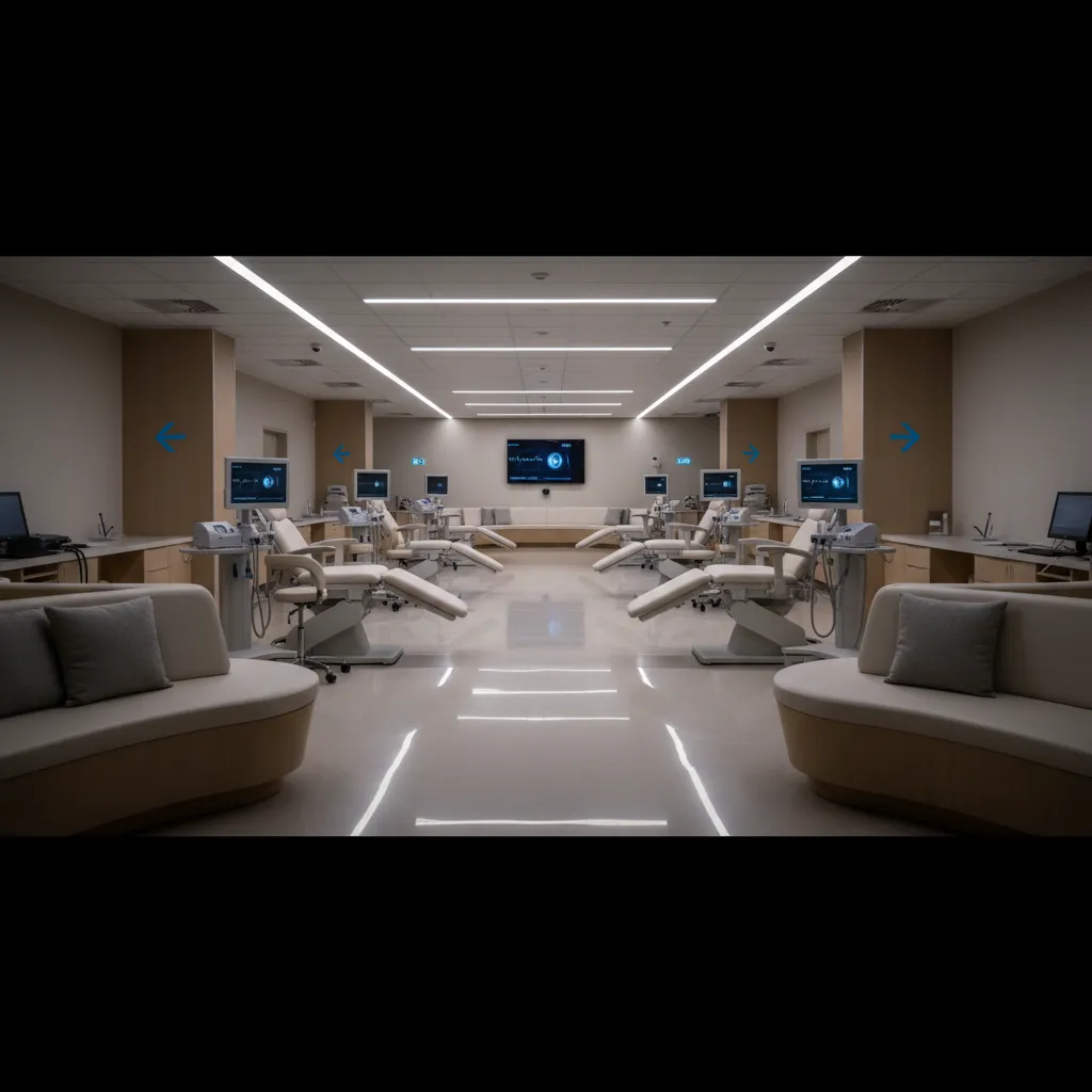 Instalaciones de medicina ocupacional modernas y eficientes