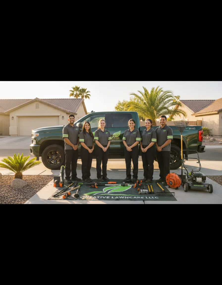 Creative Lawncare LLC Landscaping Team