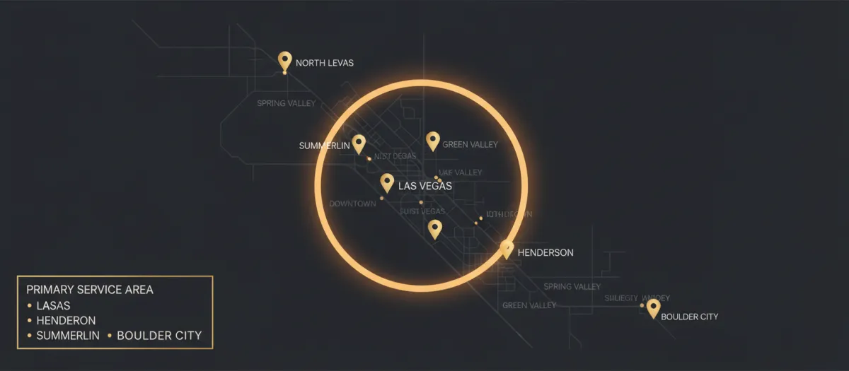 Las Vegas Service Area Map