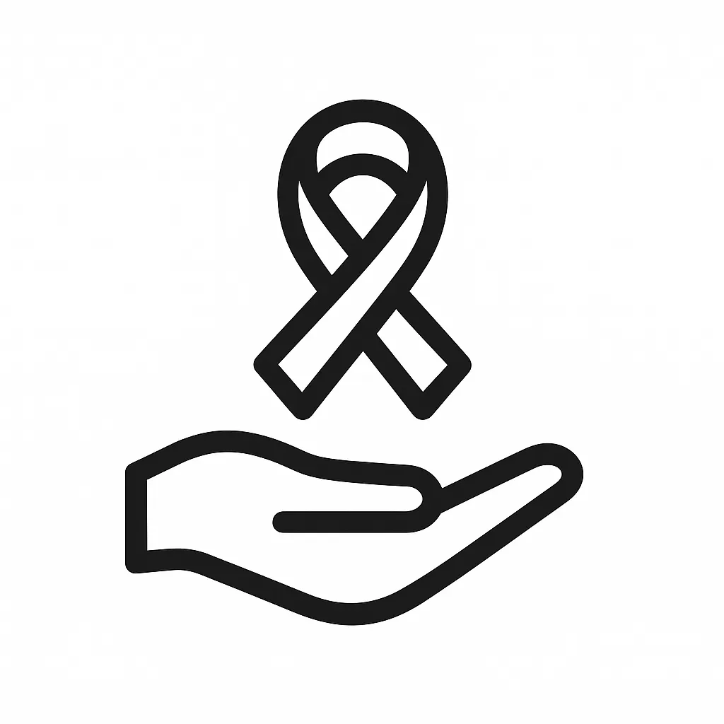 Nonprofit charity icon logo