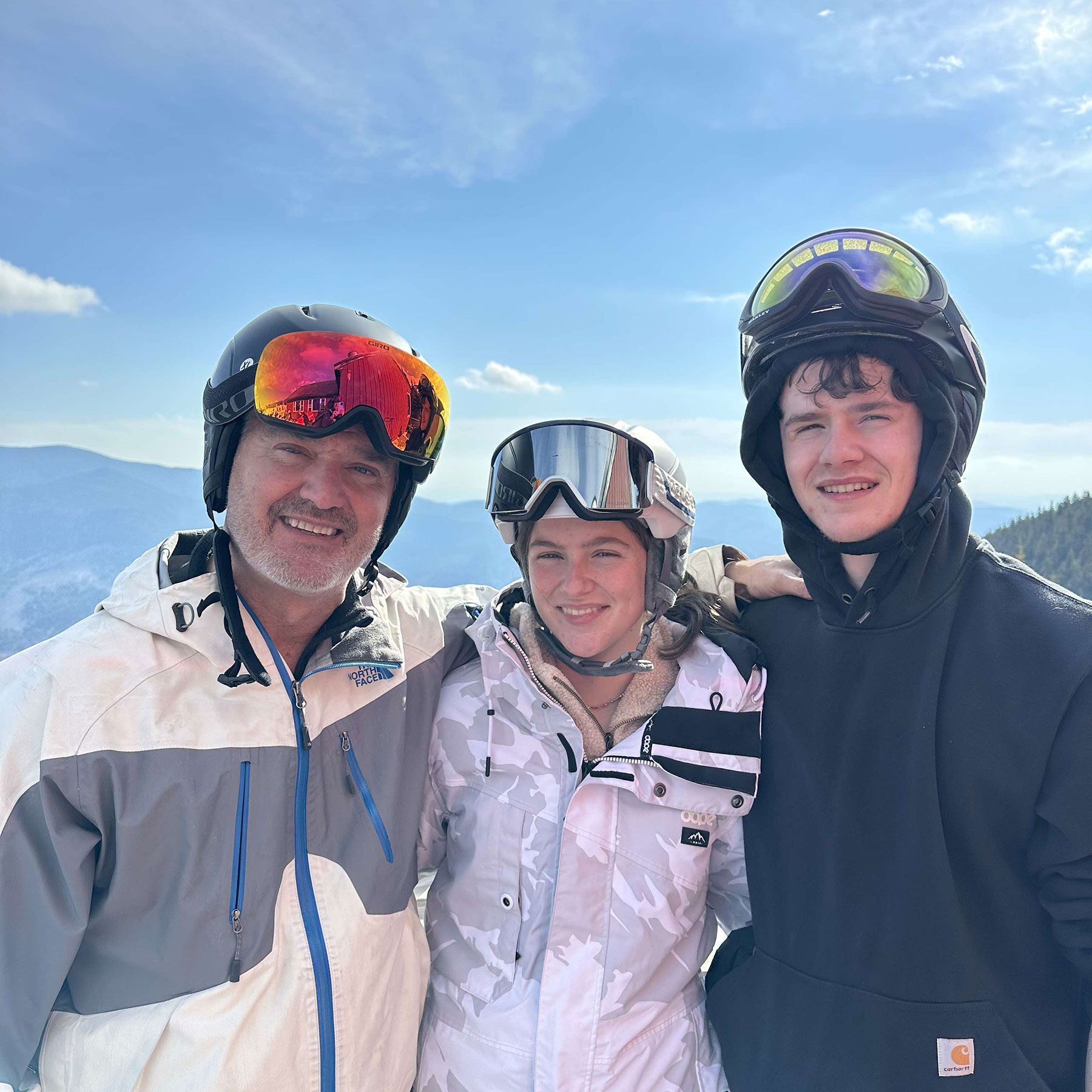 Photo of Kris Kaplan with his son and daughter - Dads in business