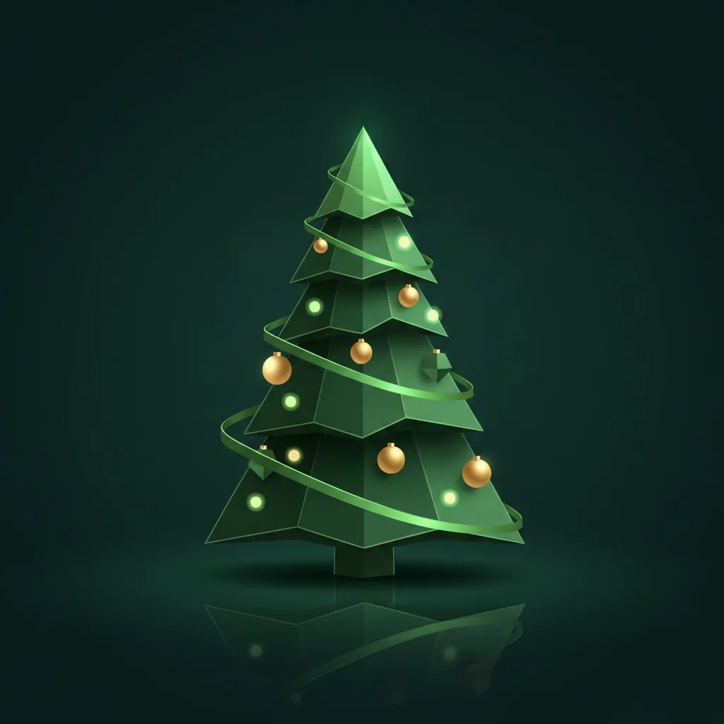 Illustration of tree decoration