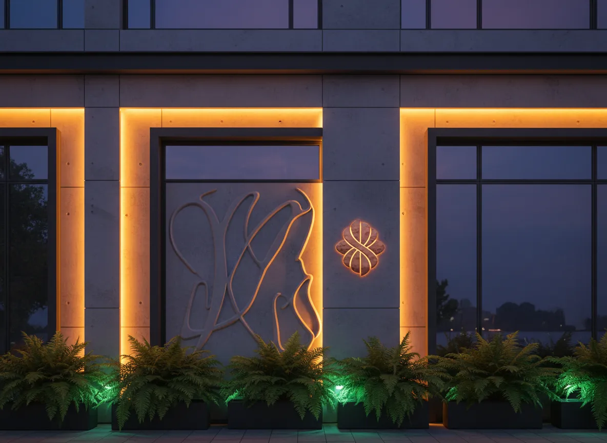 Recent Commercial Christmas Light Installation 2