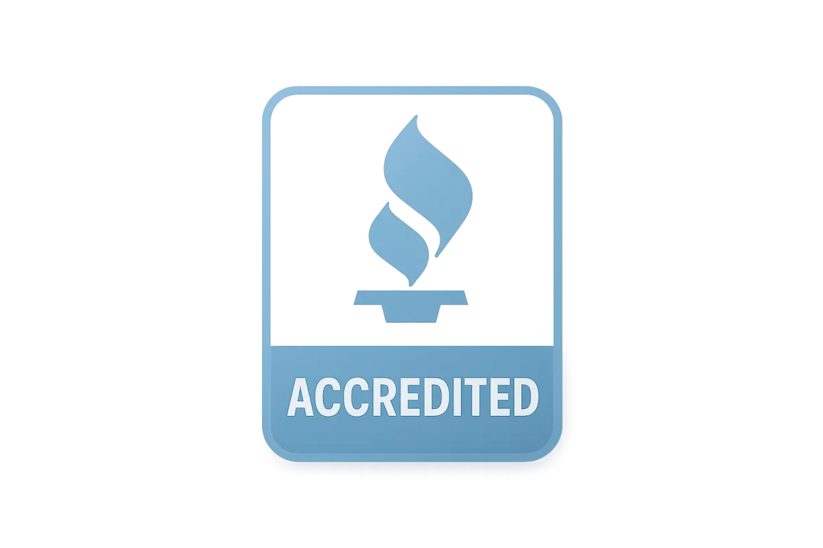 BBB Accredited badge