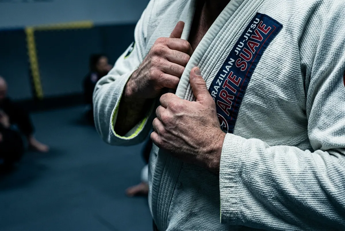 Tactical Brazilian Jiu-Jitsu close-guard self defense posture
