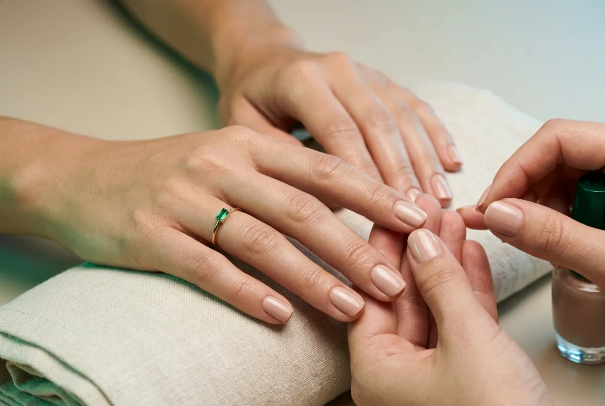 Luxury manicures at BeauTi Services Houston