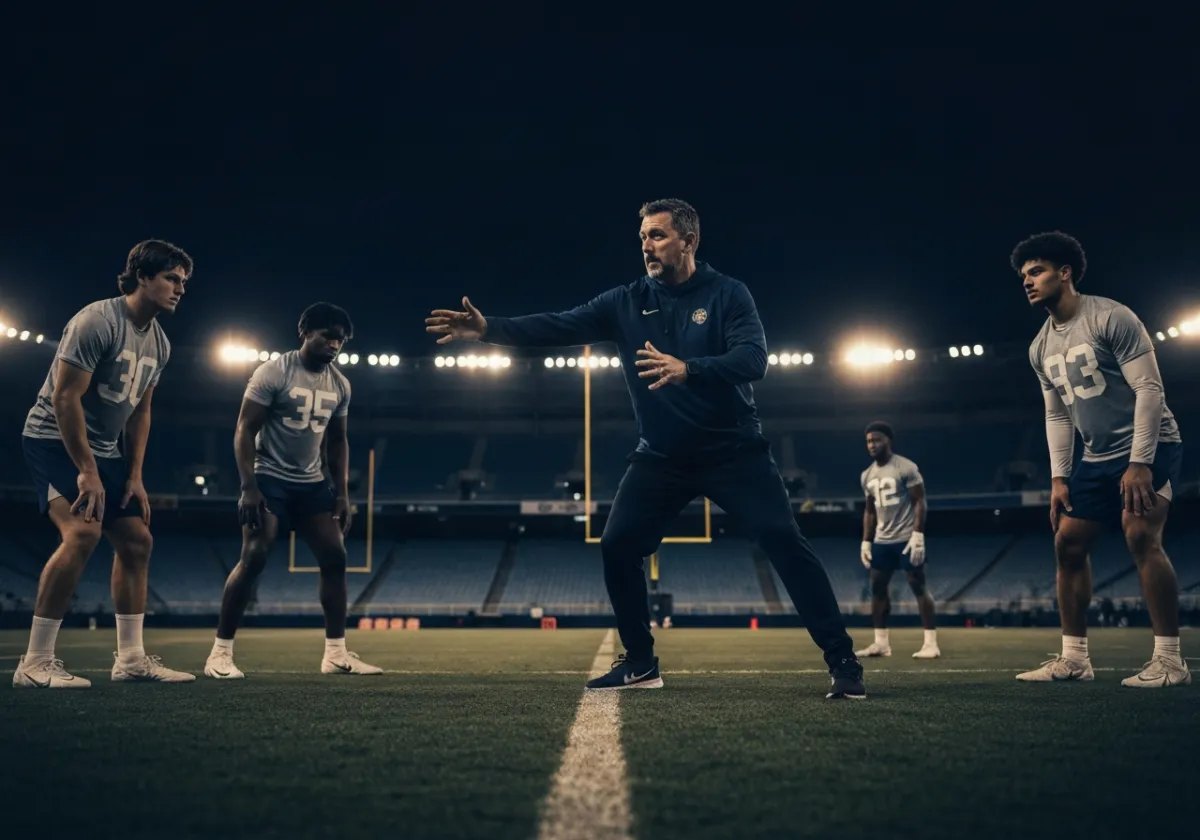Elite off-season football skills camp training