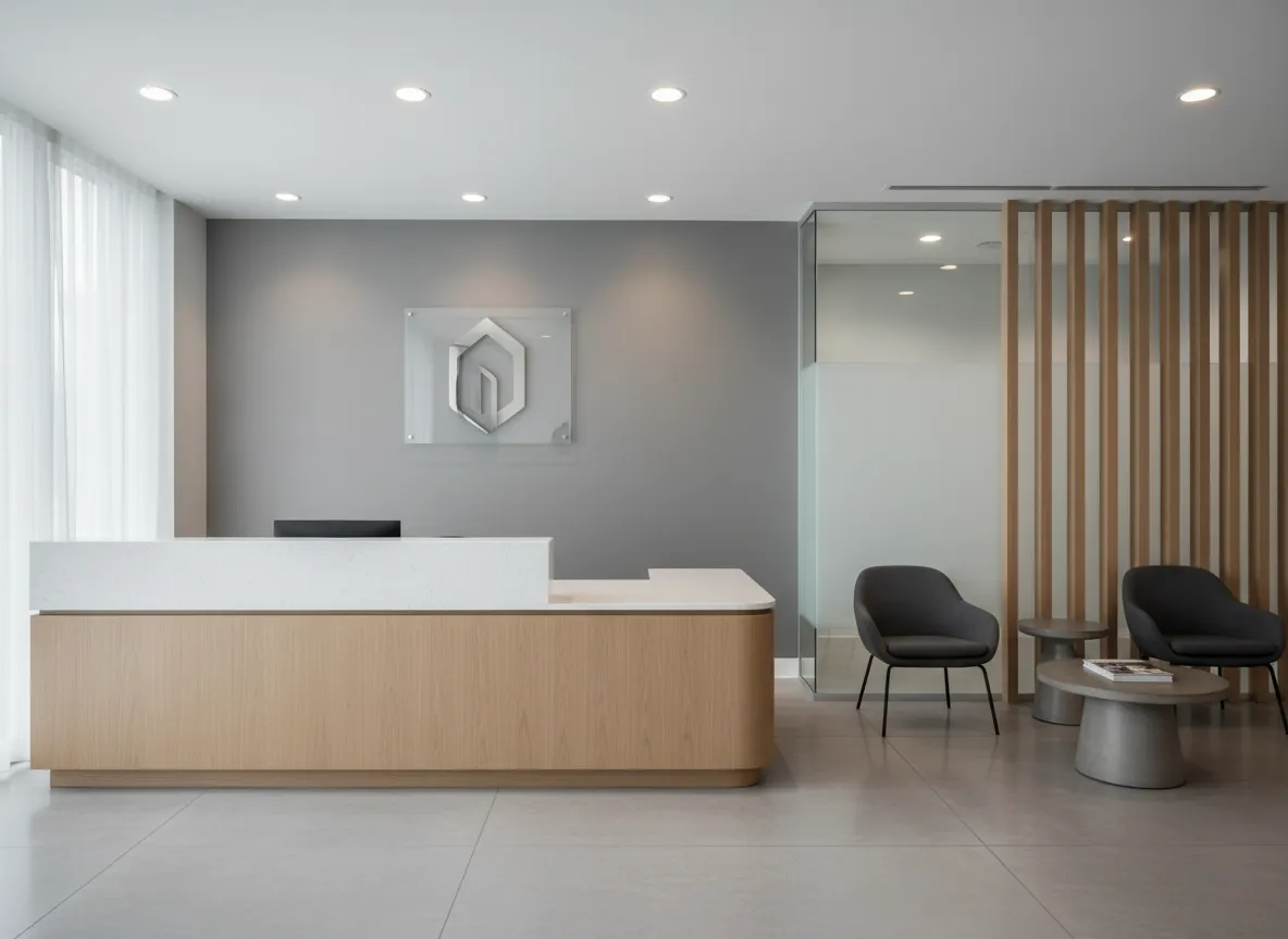 Office signage and reception sign in Etobicoke