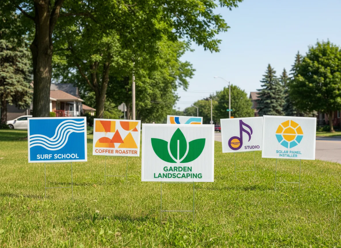 Custom lawn signs in Etobicoke