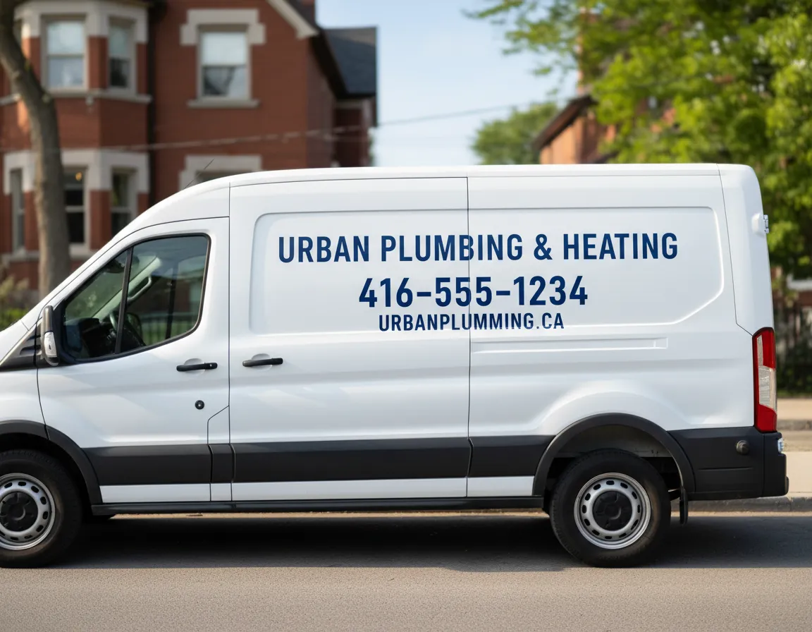 Vehicle lettering for local business in Toronto