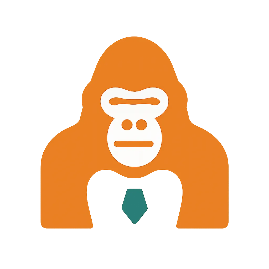 Gorilla Leads Icon Logo