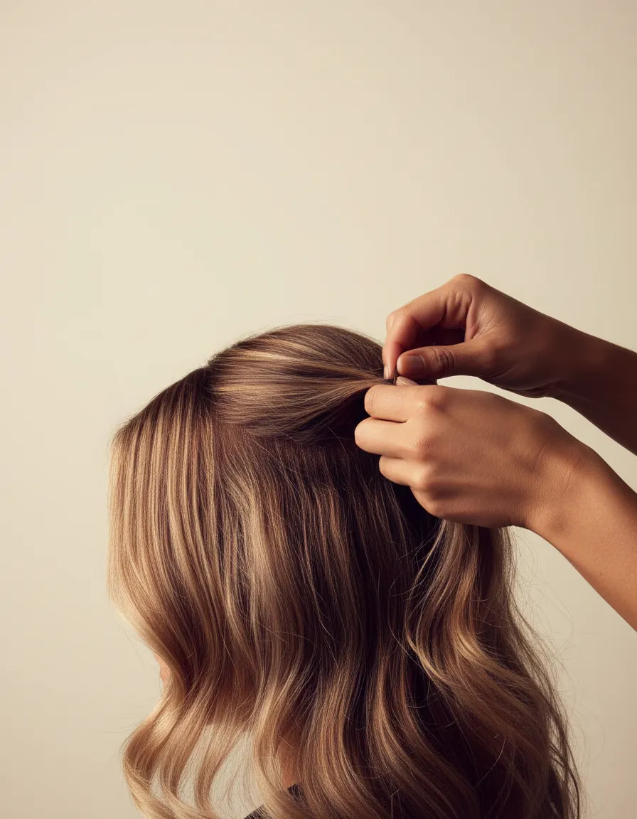 Extensions de cheveux invisibles