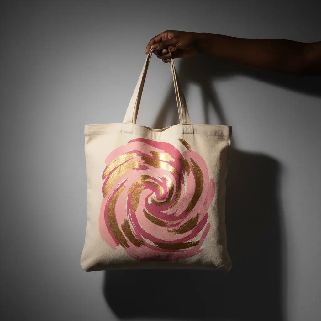 Hey Girl Hey Nation tote bag mockup