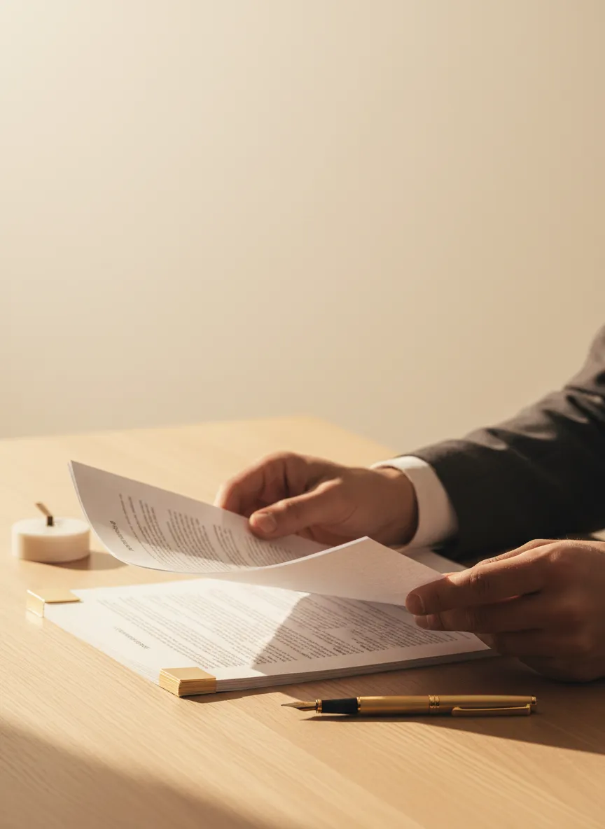 Professional tax advisor at work