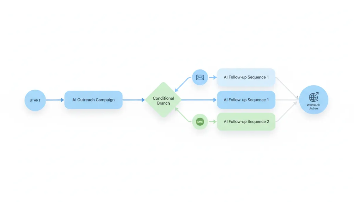 AI-driven follow up and workflow map