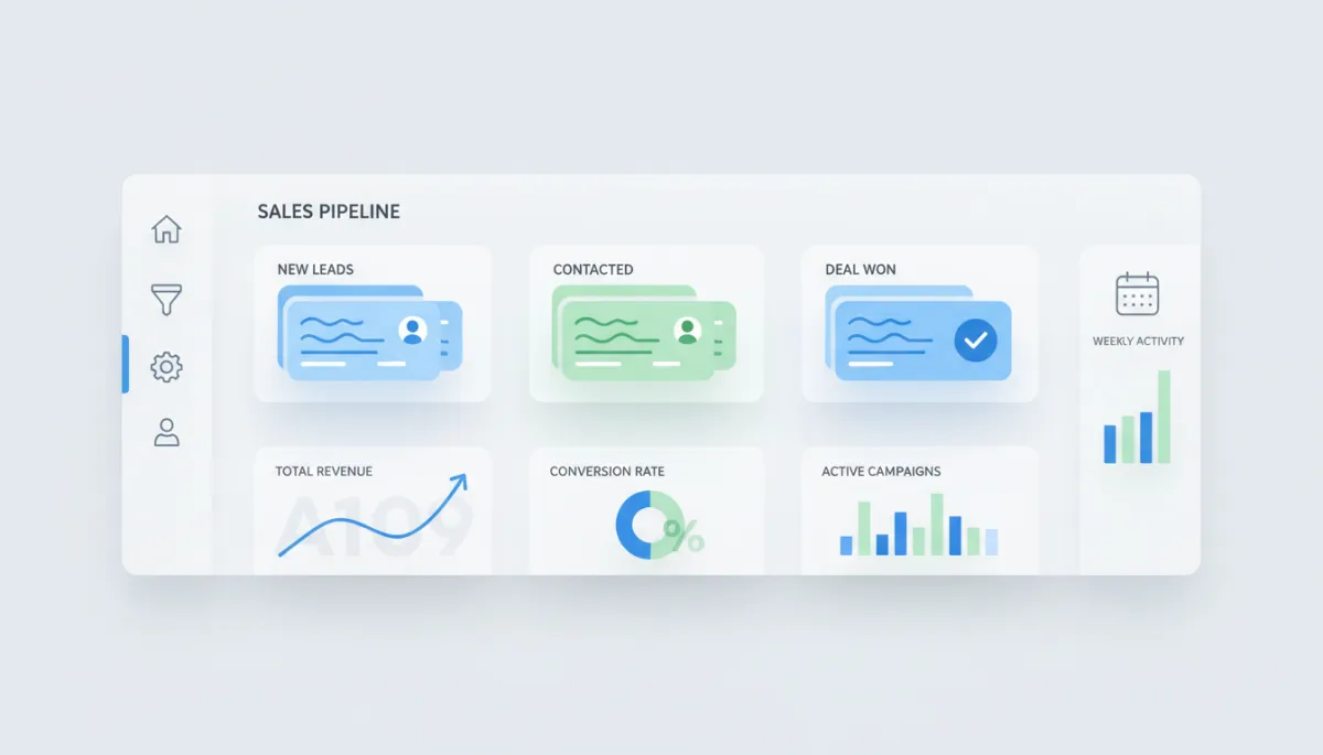 Pipeline automation dashboard in GoHighLevel