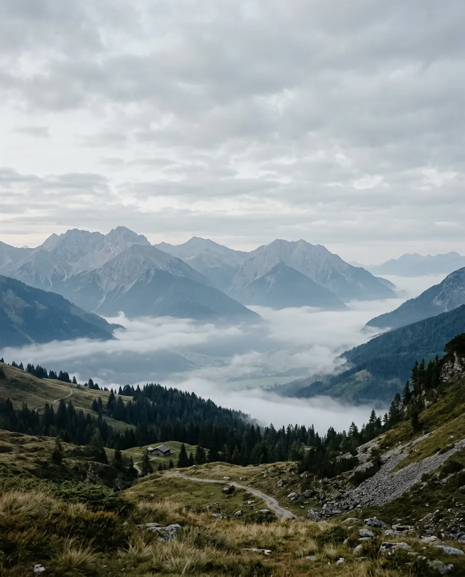 Ruhige alpine Berglandschaft in Tirol - Stille Bergwelt Gipfeltreffen 2027
