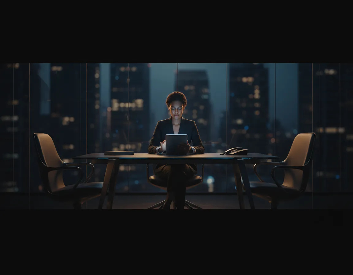 Premium modern office environment highlighting professional tech and human-centric systems