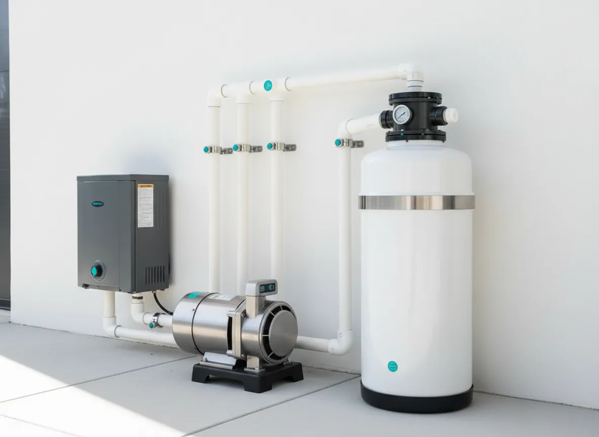 Clean pool equipment and pump system