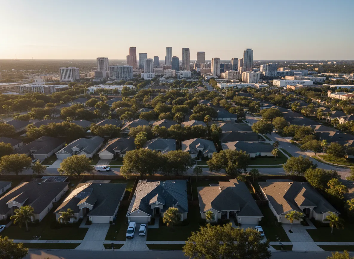 Detailed drone inspection mapping a residential roof structure