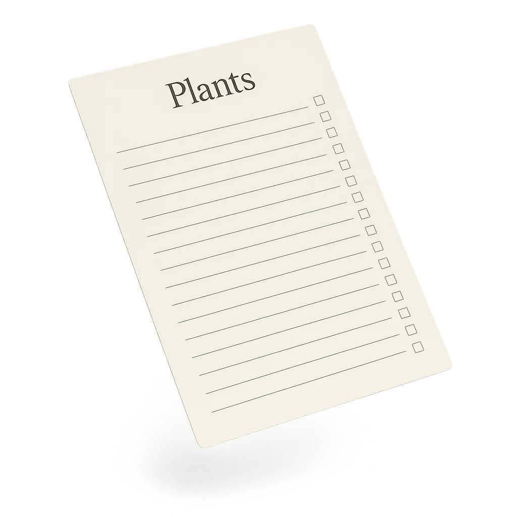 30+ Plants October Challenge printable weekly tracker sheet mockup
