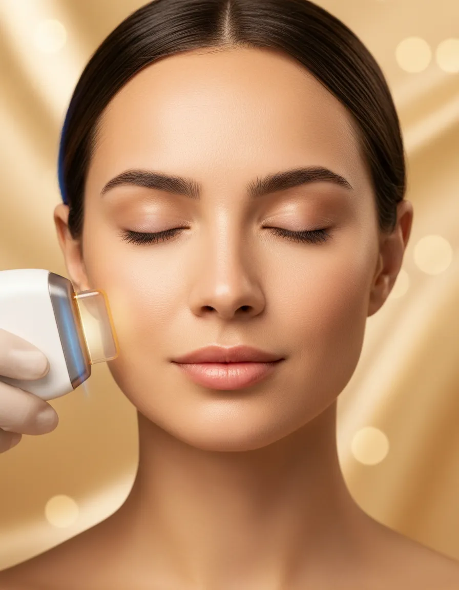 Woman undergoing Laser Genesis treatment