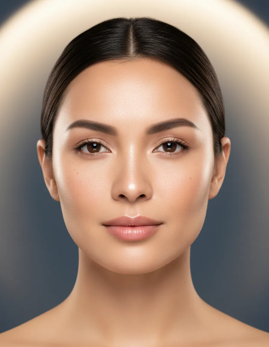 Even skin tone achieved through IPL treatment