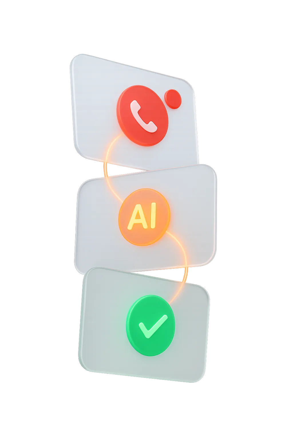 3D Lead Flow Visualizer showing missed call to booked job automation
