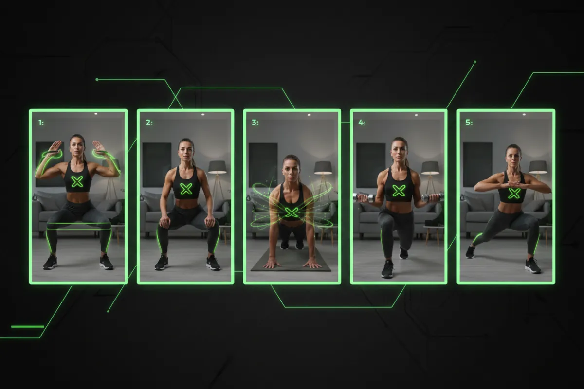 Workout preview collage