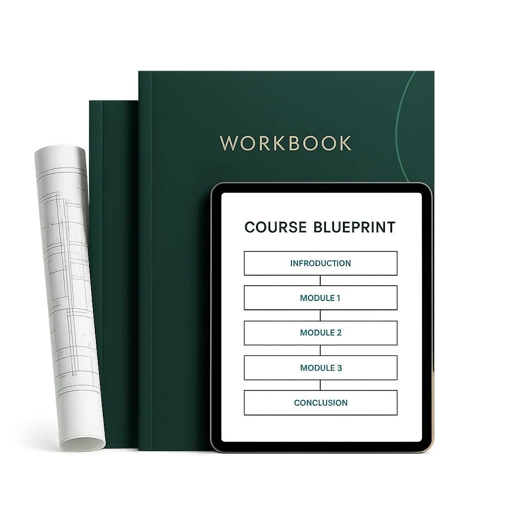 Course materials and blueprint preview