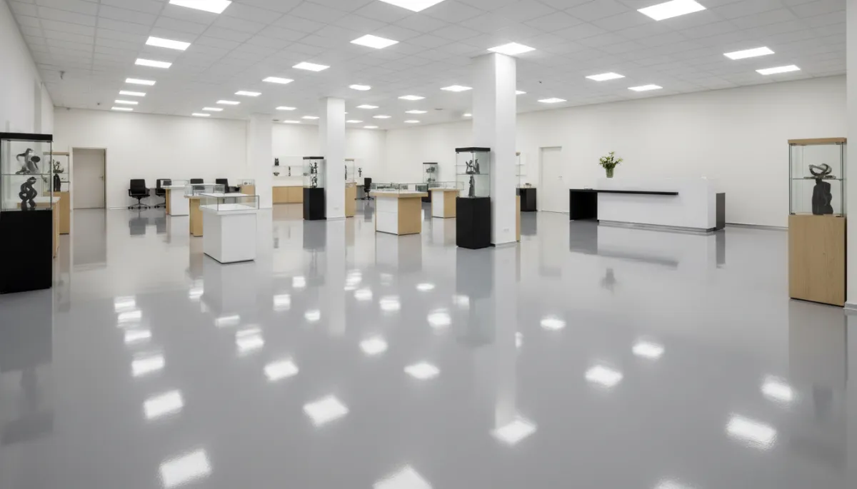 Plancher commercial en époxy à Québec et Chaudière-Appalaches