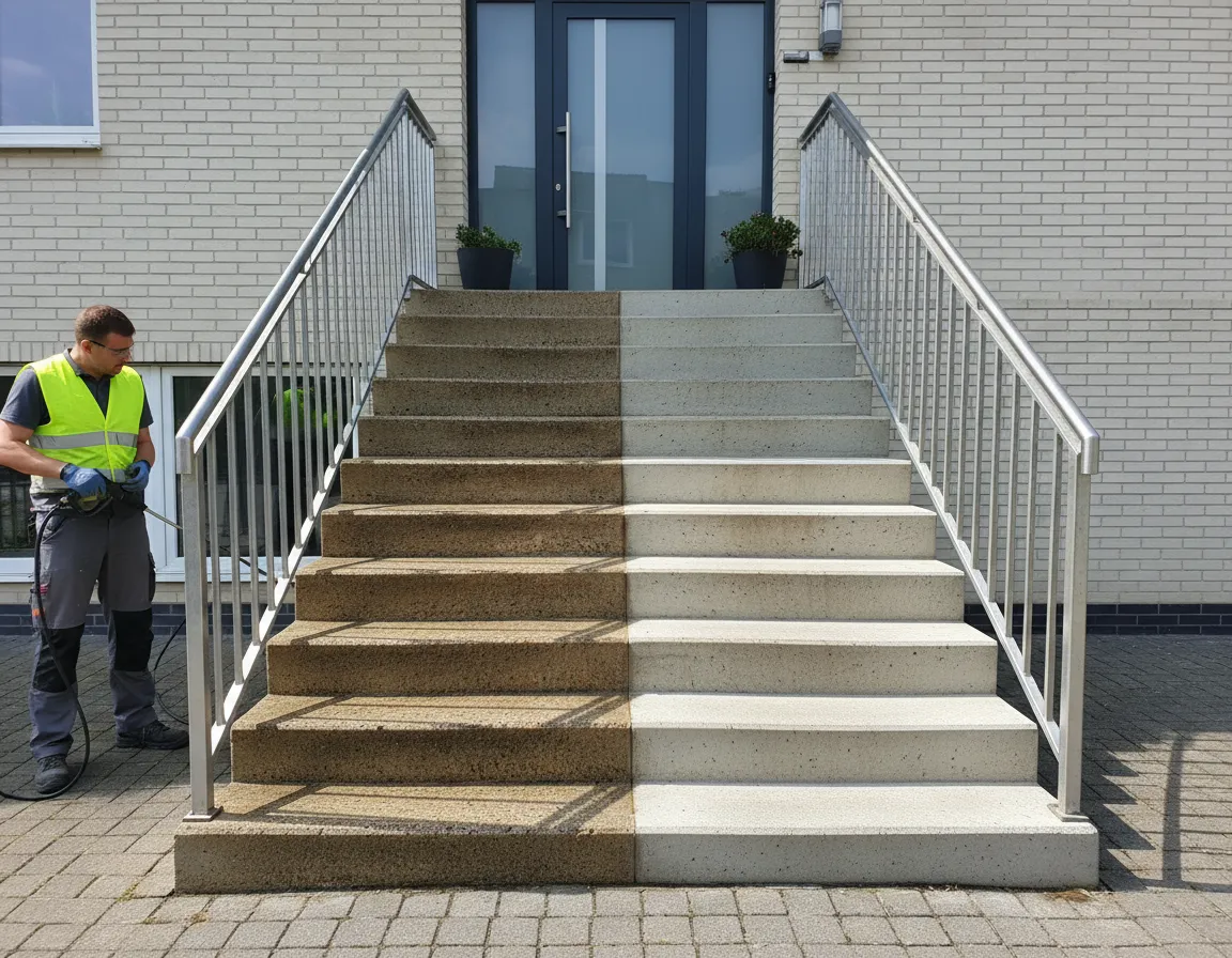 Lavage d’escalier extérieur