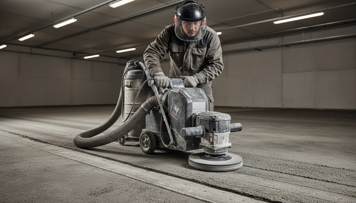 Meulage et resurfaçage de sol en béton