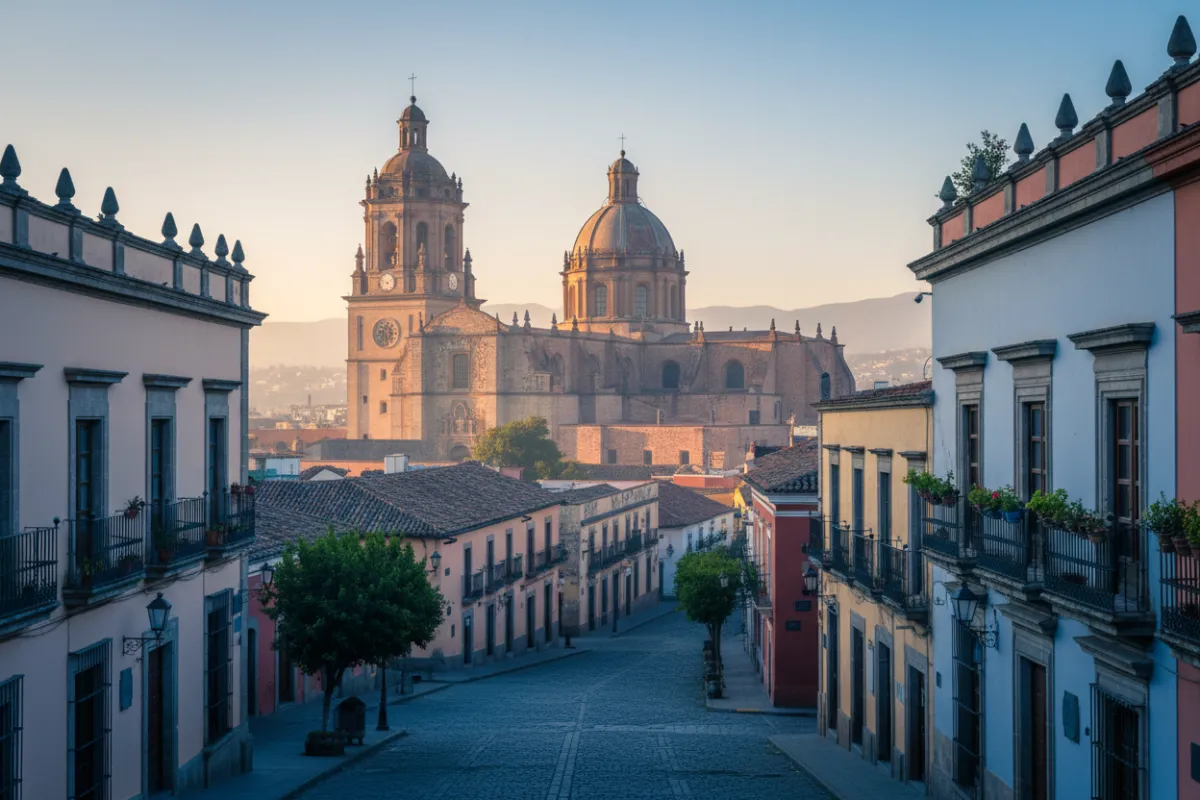 Arquitectura de catedral en Puebla de Zaragoza destino final