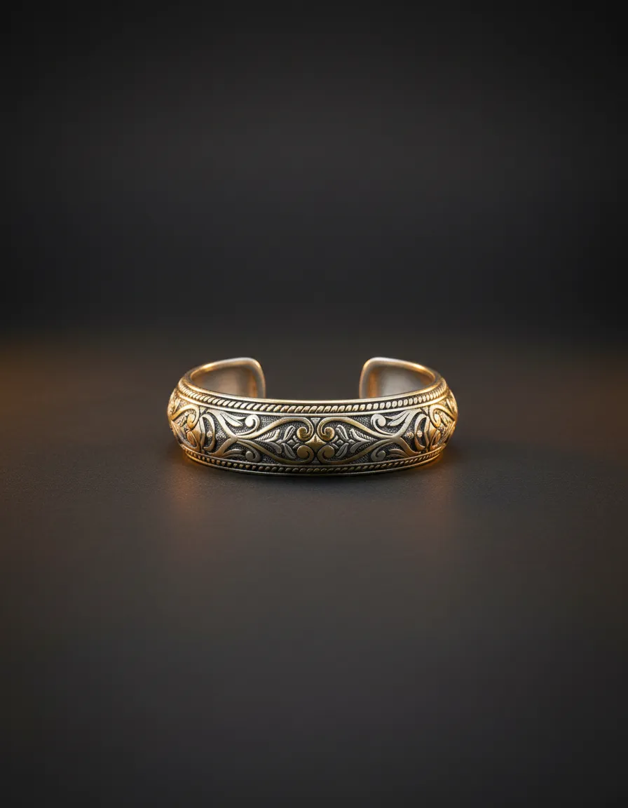 Royal Heritage Cuff - Premium 925 Silver