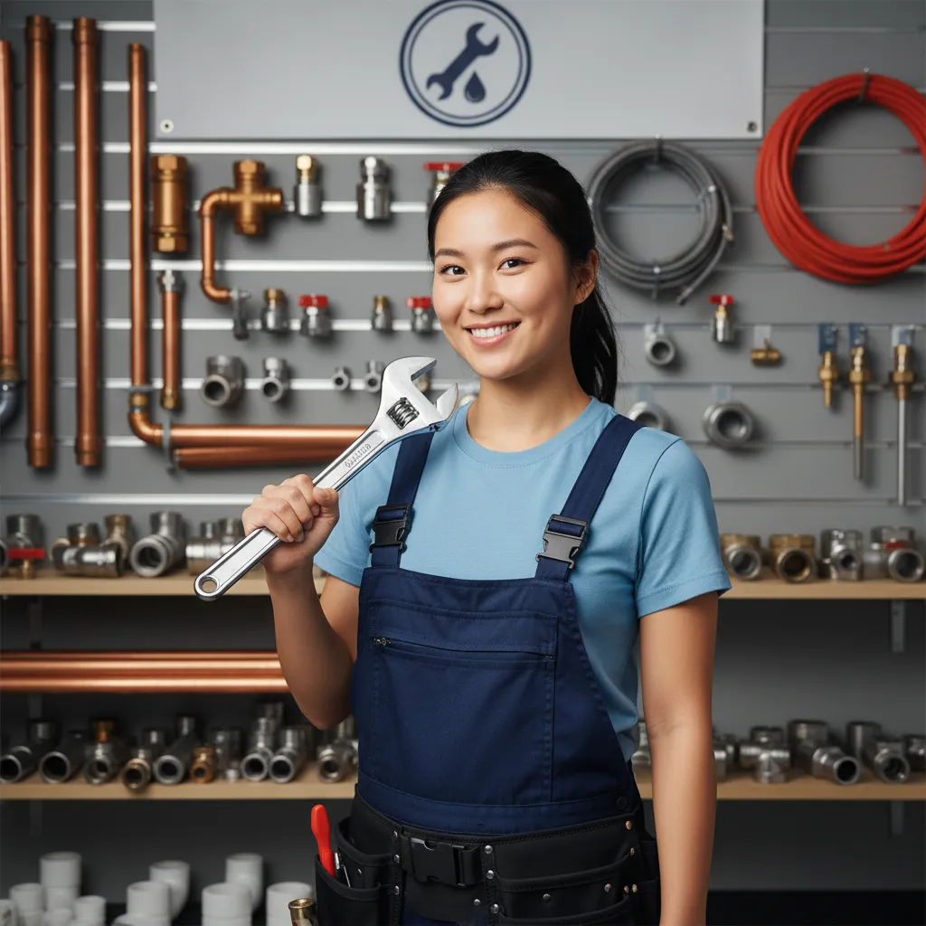 Portrait of Lina Chen, service specialist at Ironside Plumbing.
