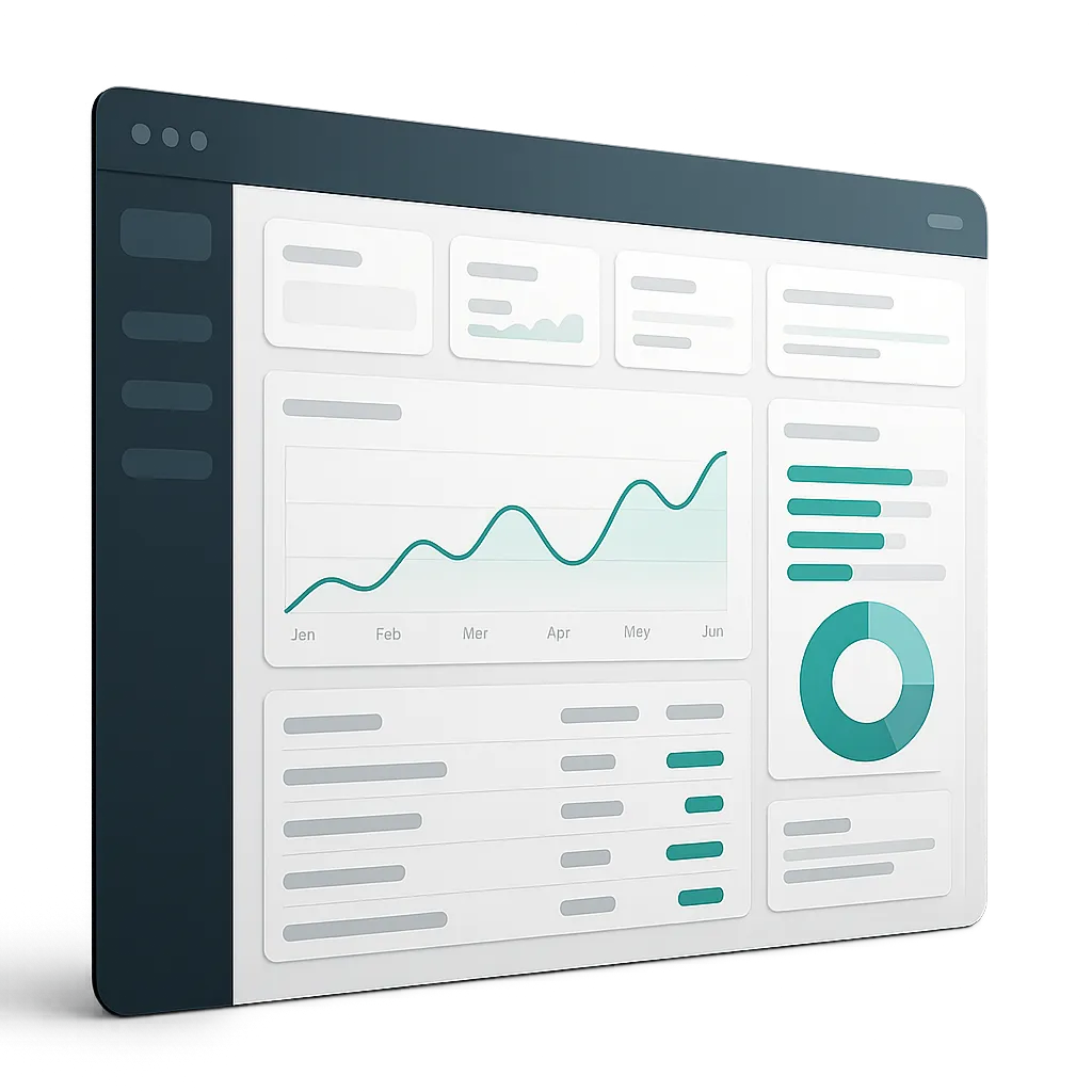Dashboard interface preview