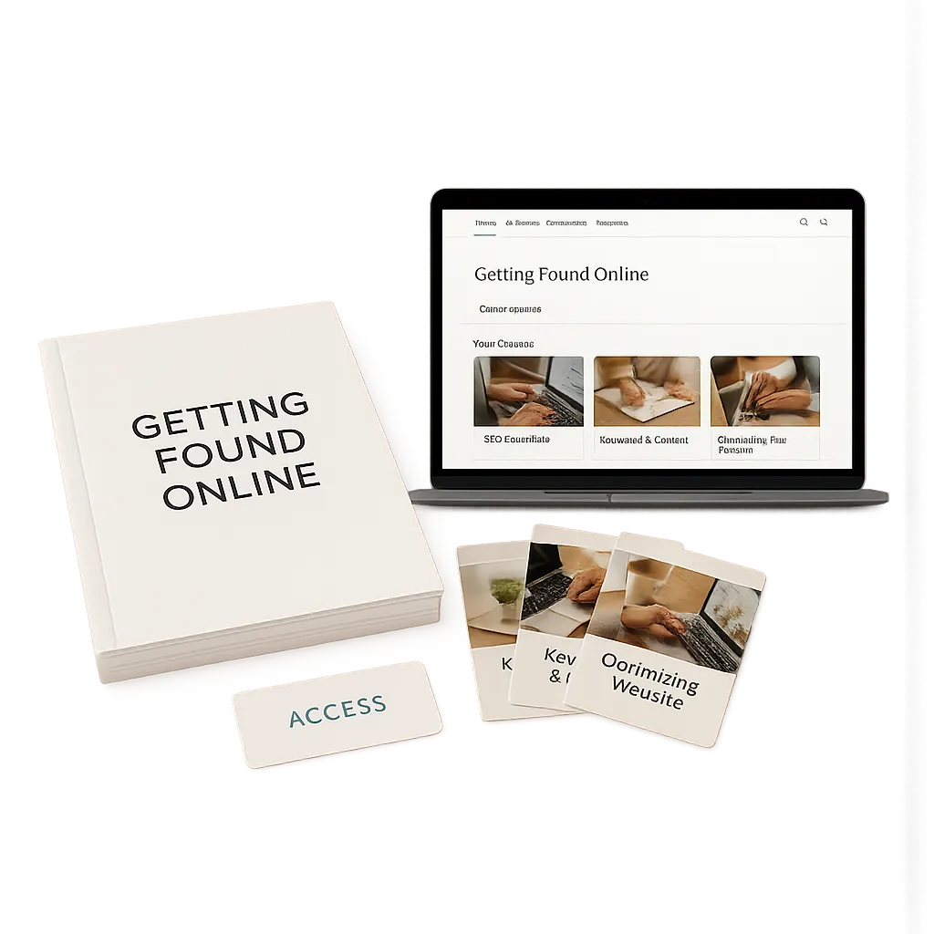 Getting Found Online workshop materials and course access