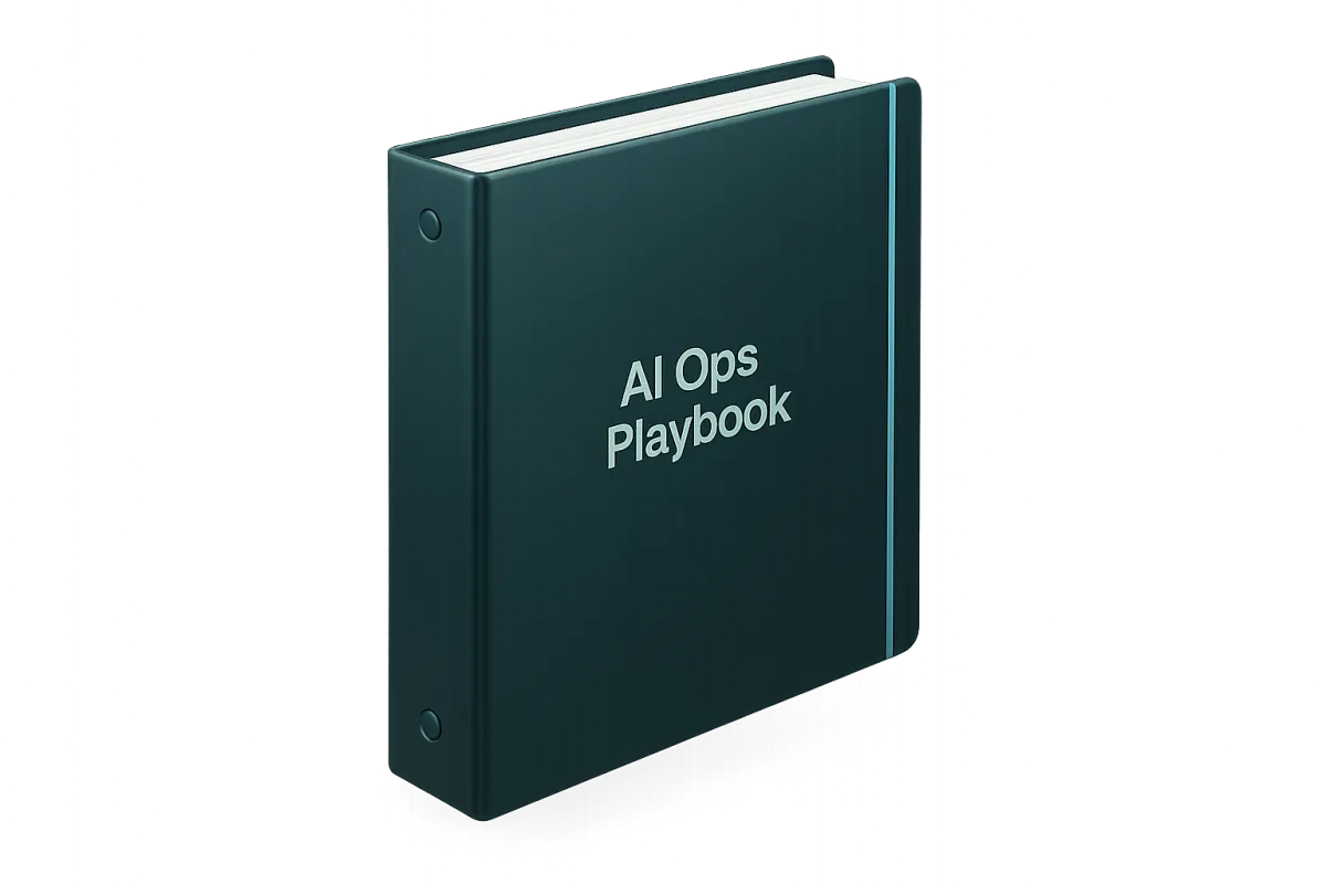 AI Ops Playbook Digital Mockup