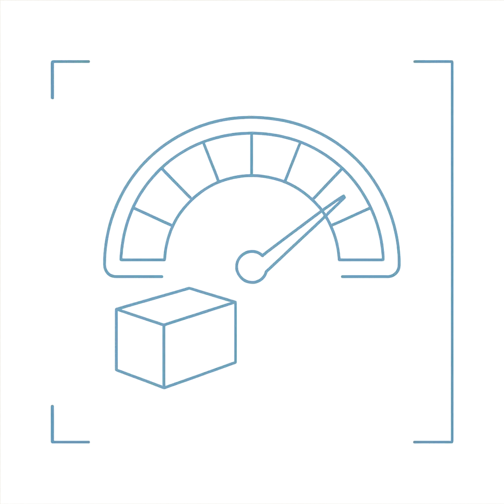 Blueprint Metric Block showing 100% Performance