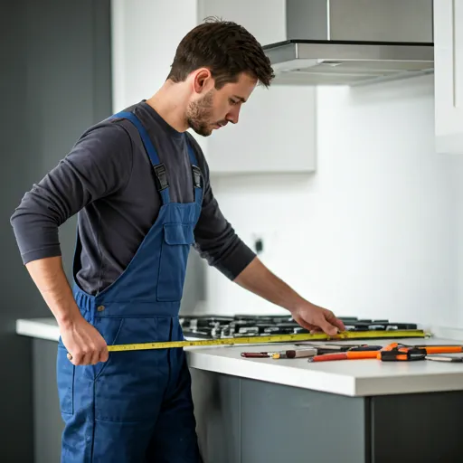 Worker in kitchen
