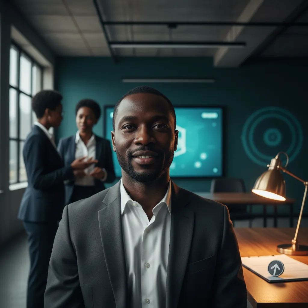 Black professionals collaborating - Launch