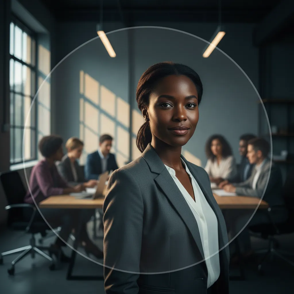 Black professional managing team - Crisis