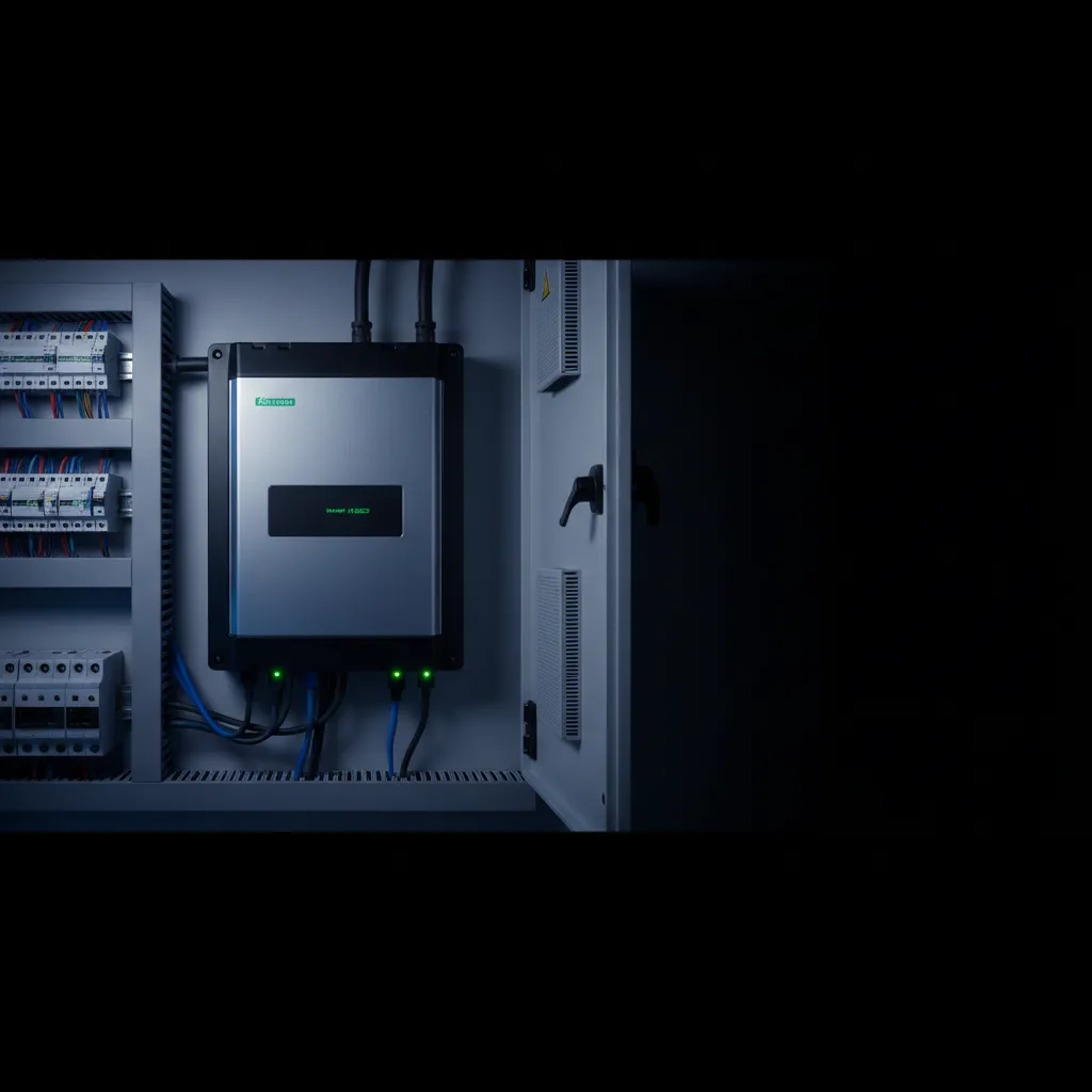 Inverter moderno e quadro elettrico